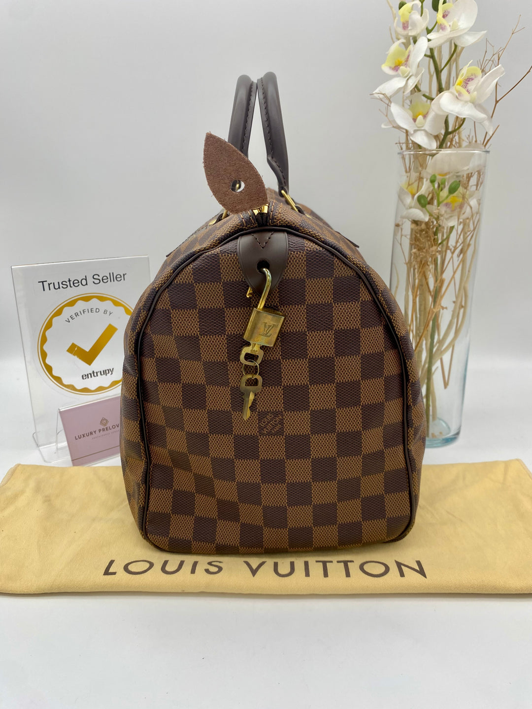 LOUIS VUITTON SPEEDY 35 DAMIER EBENE