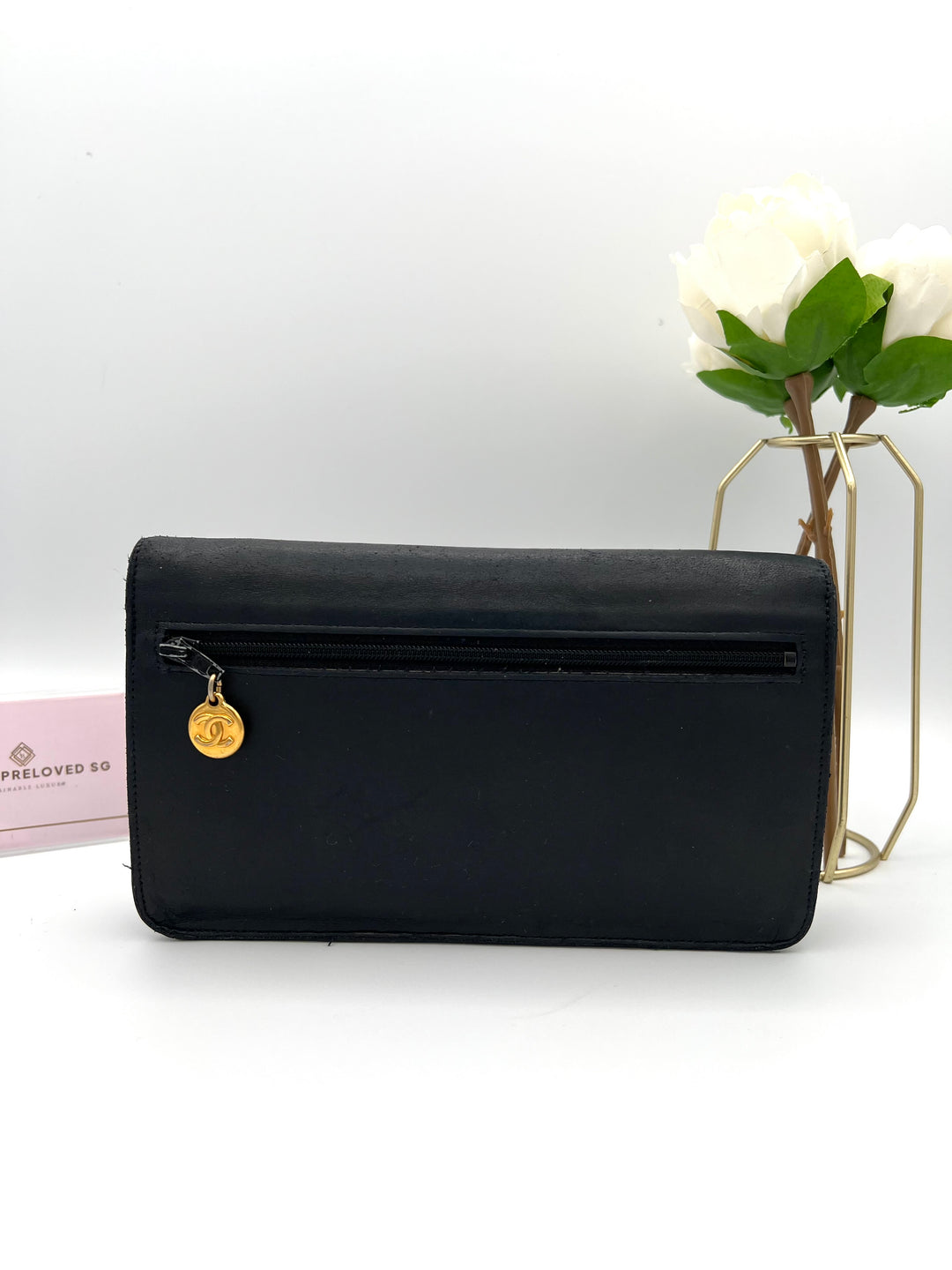 CHANEL LAMBSKIN TIMELESS CLUTCH