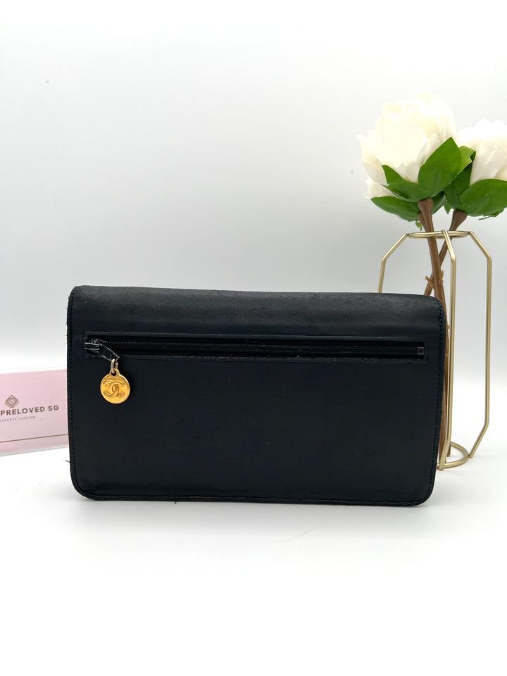 CHANEL LAMBSKIN TIMELESS CLUTCH