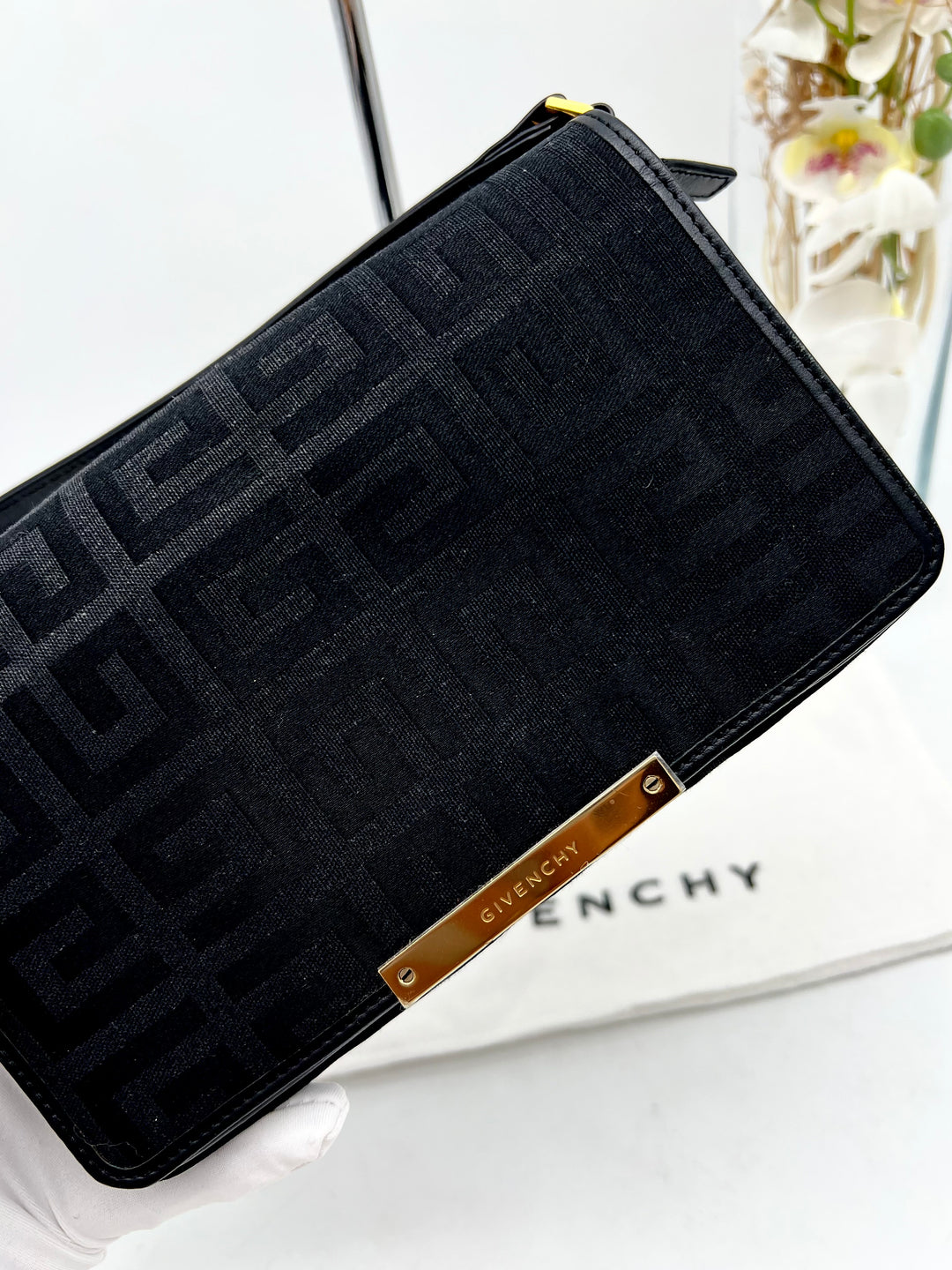 GIVENCHY MONOGRAM SHOULDER POUCH