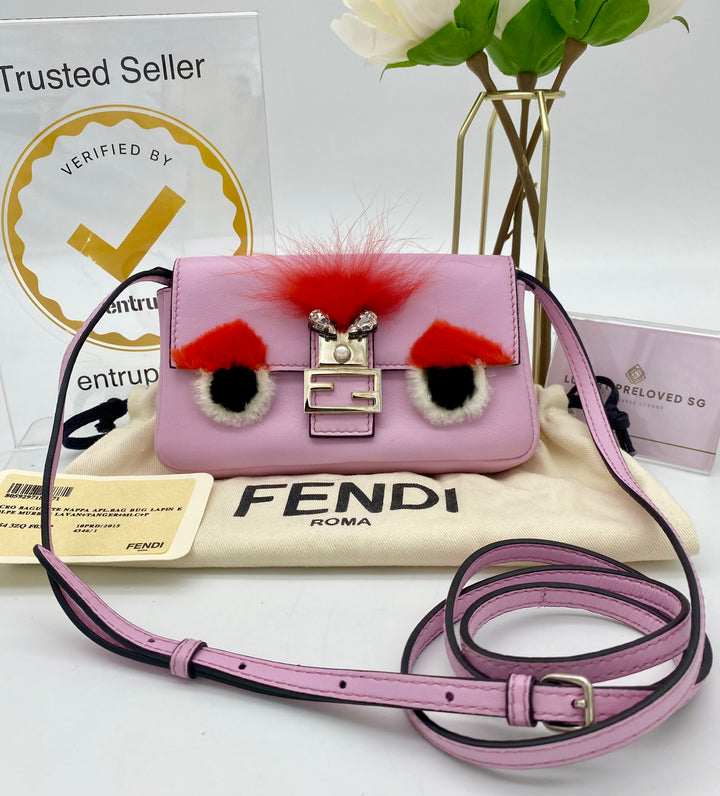 FENDI MICRO BUGGIE BAGUETTE BAG