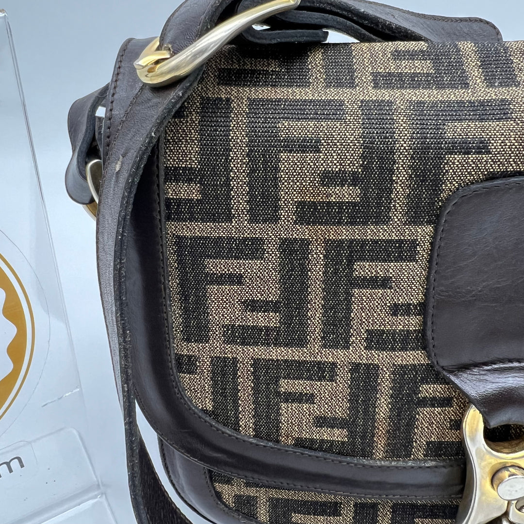 FENDI ZUCCA SHOULDER BAG