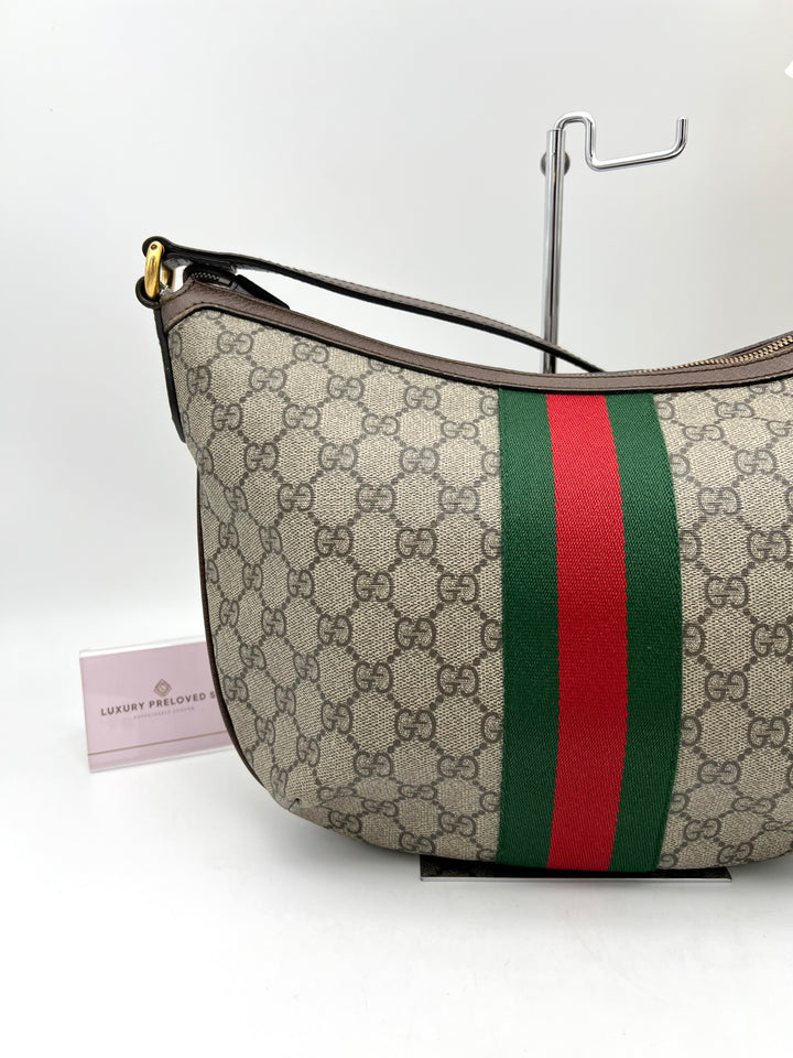 GUCCI PVC OPHIDIA SHOULDER BAG (NEW VERSION )