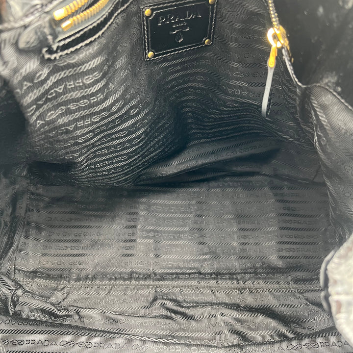 PRADA NYLON 2 WAY CHAIN TOTE