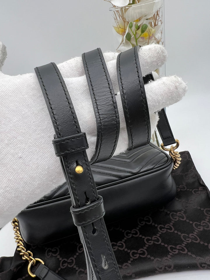 YVES SAINT LAURENT MONOGRAM ENVELOPE GHW
