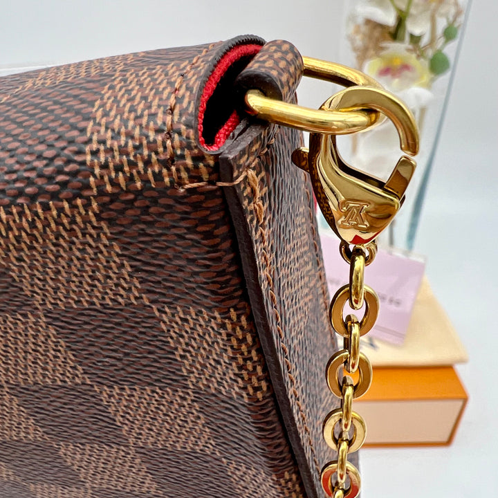 LOUIS VUITTON FELICIE DAMIER EBENE ( RFID )