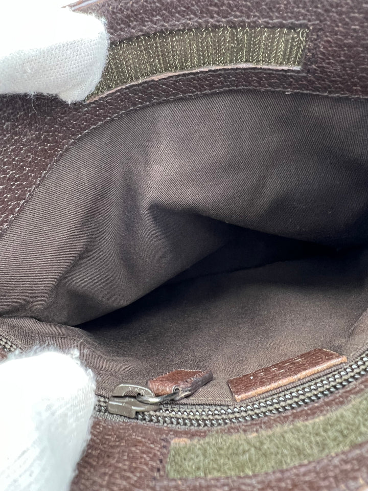 GUCCI VINTAGE OPHIDIA SLING BAG CANVAS