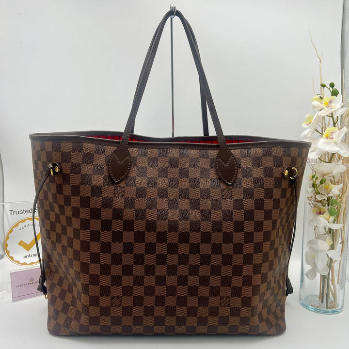 LOUIS VUITTON NEVERFULL GM DAMIER EBENE