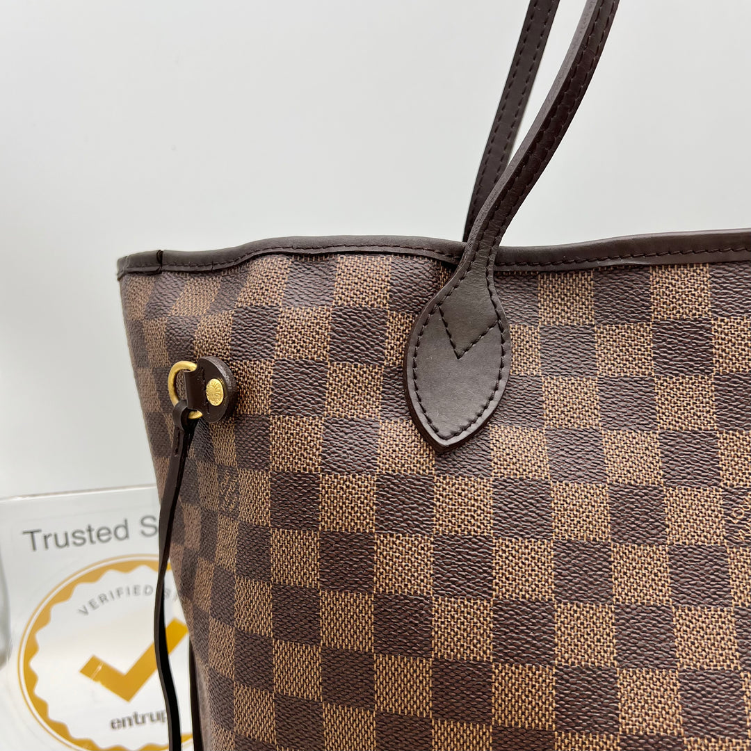 LOUIS VUITTON NEVERFULL MM DAMIER EBENE