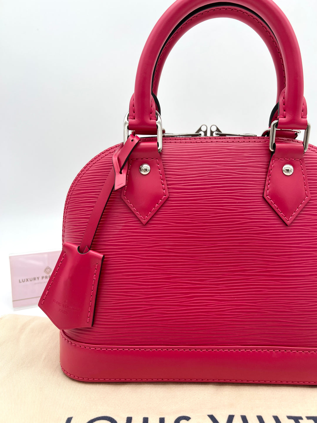LOUIS VUITTON ALMA BB FUCHSIA EPI