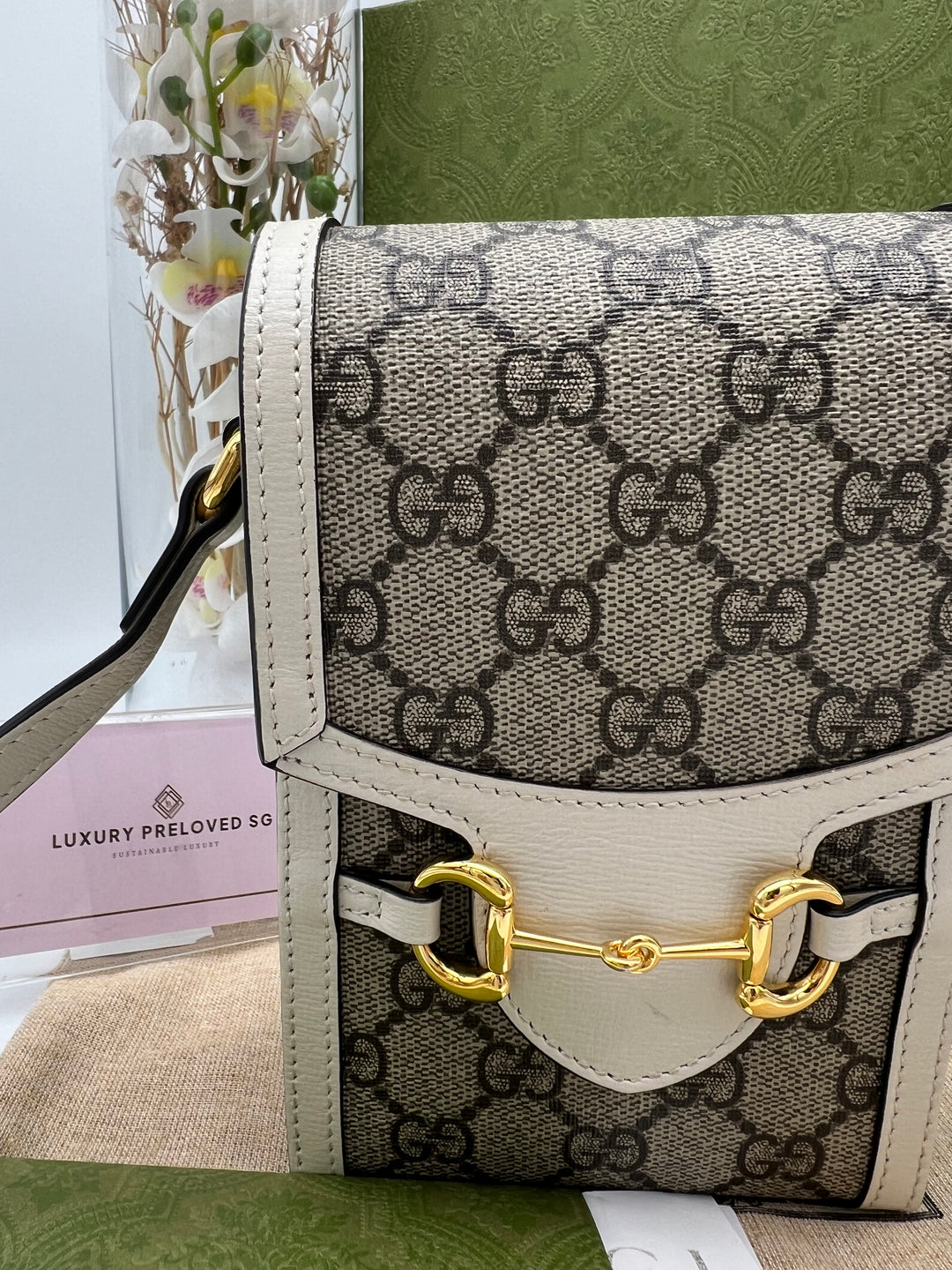 GUCCI HORSEBIT 1955 MINI CROSSBODY BAG