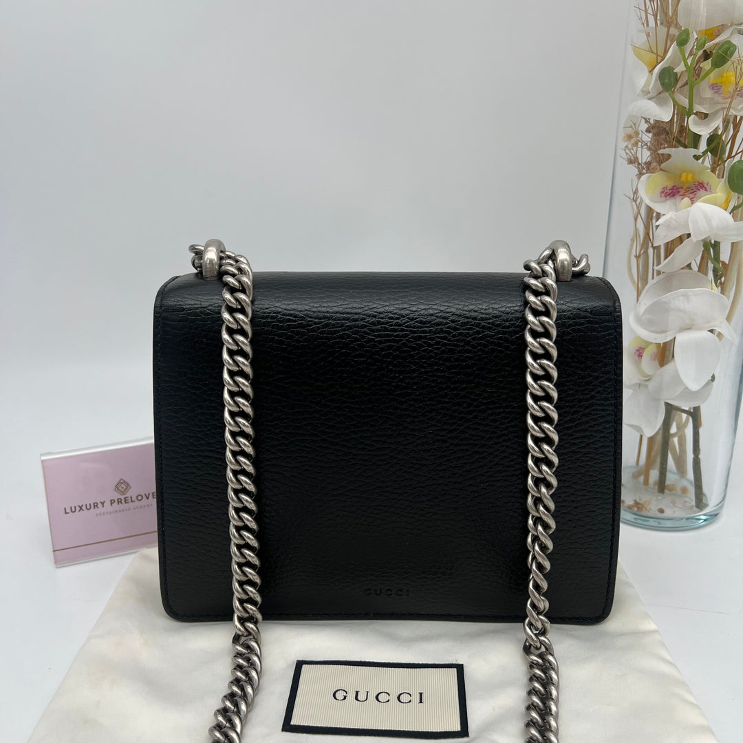 GUCCI DIONYSUS BLACK LEATHER