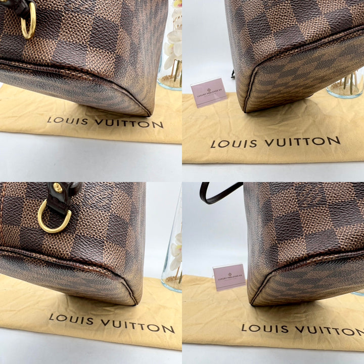 LOUIS VUITTON NEVERFULL MM DAMIER W/ POUCH