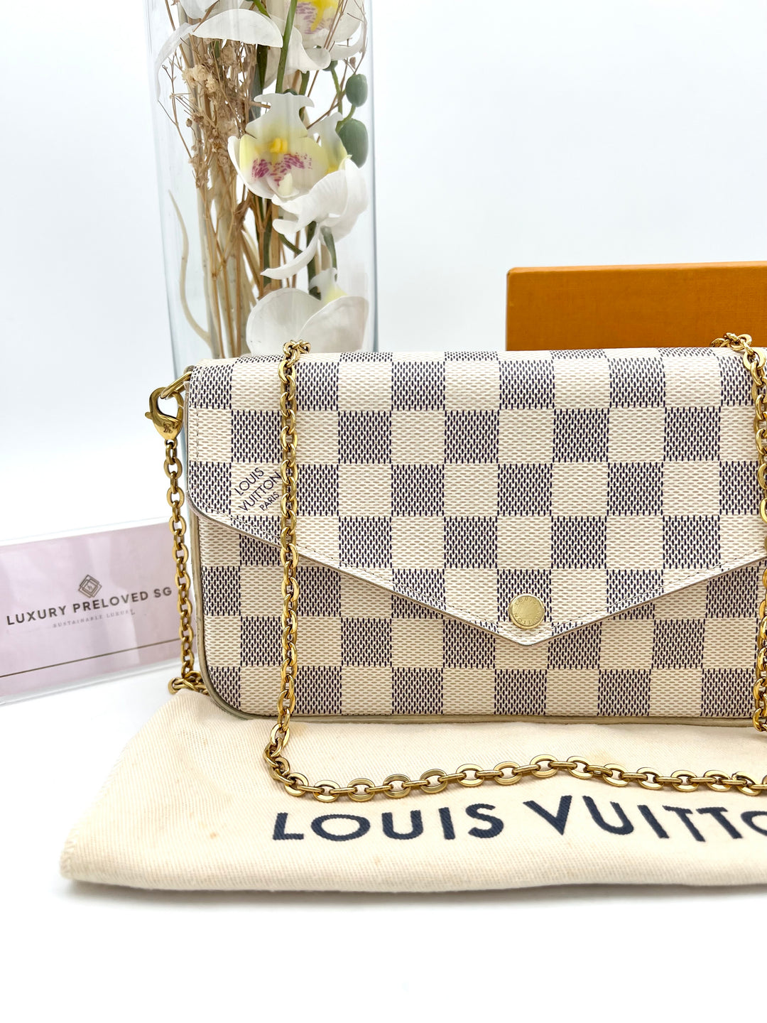 LOUIS VUITTON FELICIE AZUR