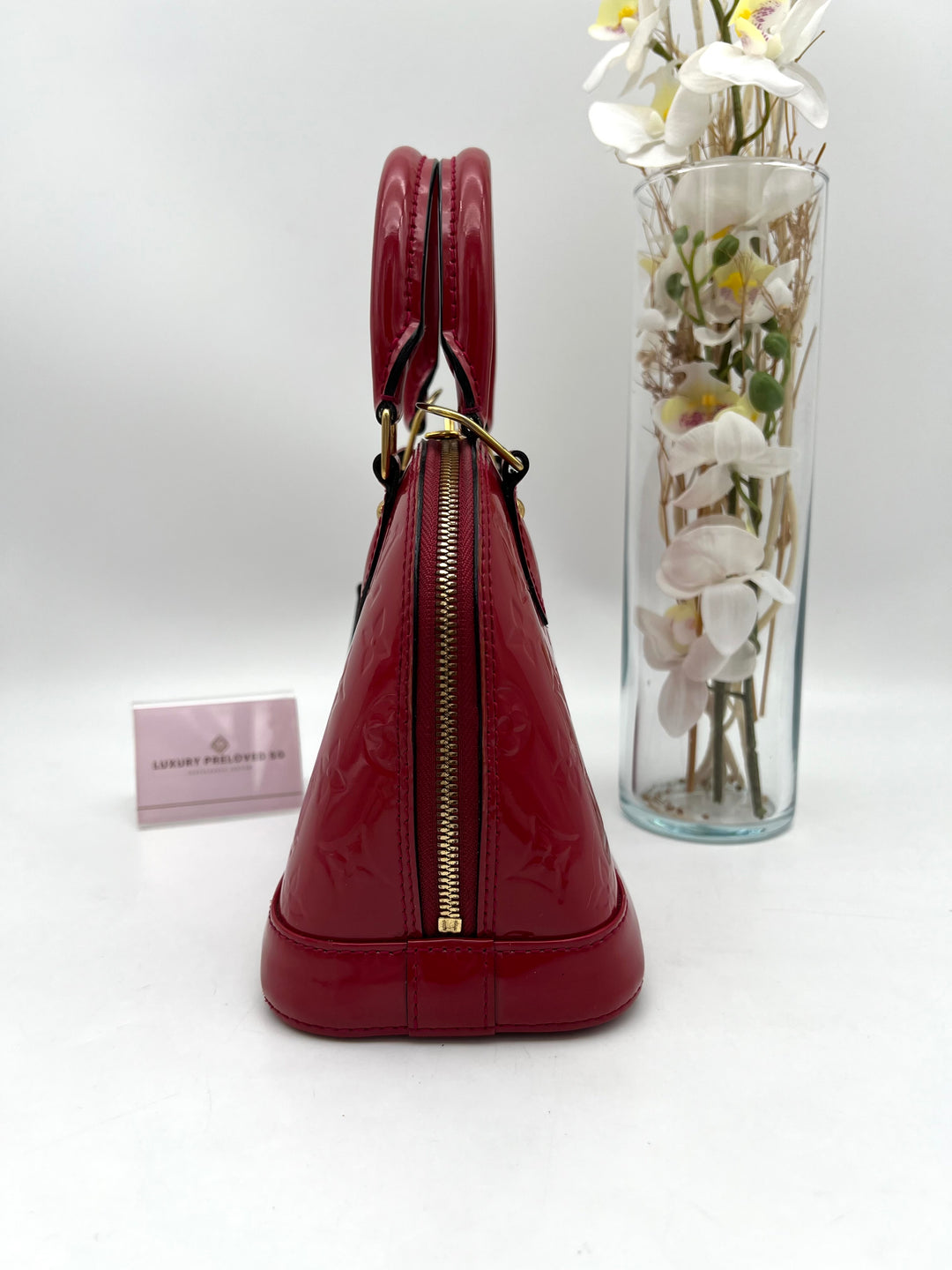 LOUIS VUITTON ALMA BB VERNIS