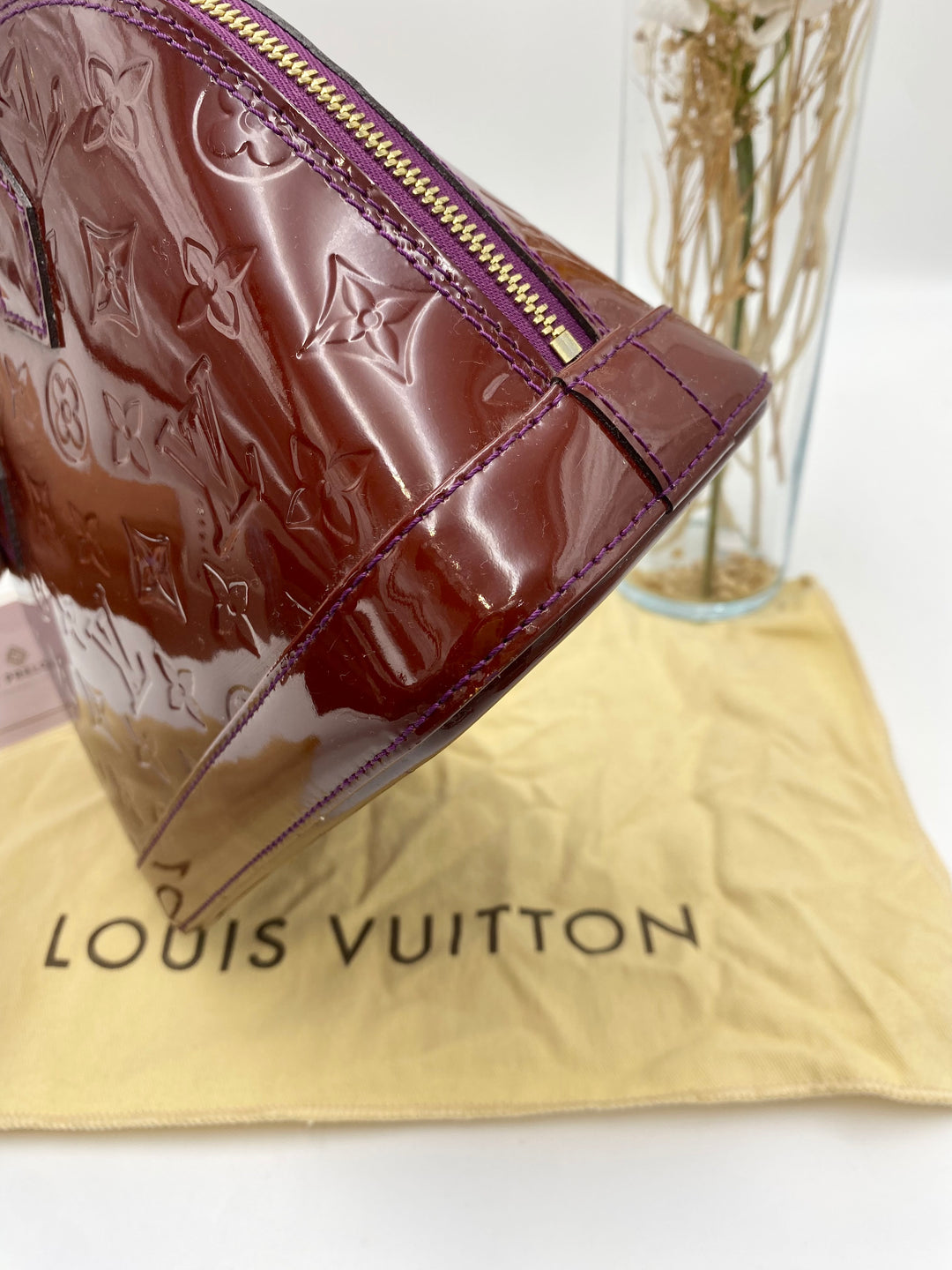 LOUIS VUITTON ALMA BB VERNIS