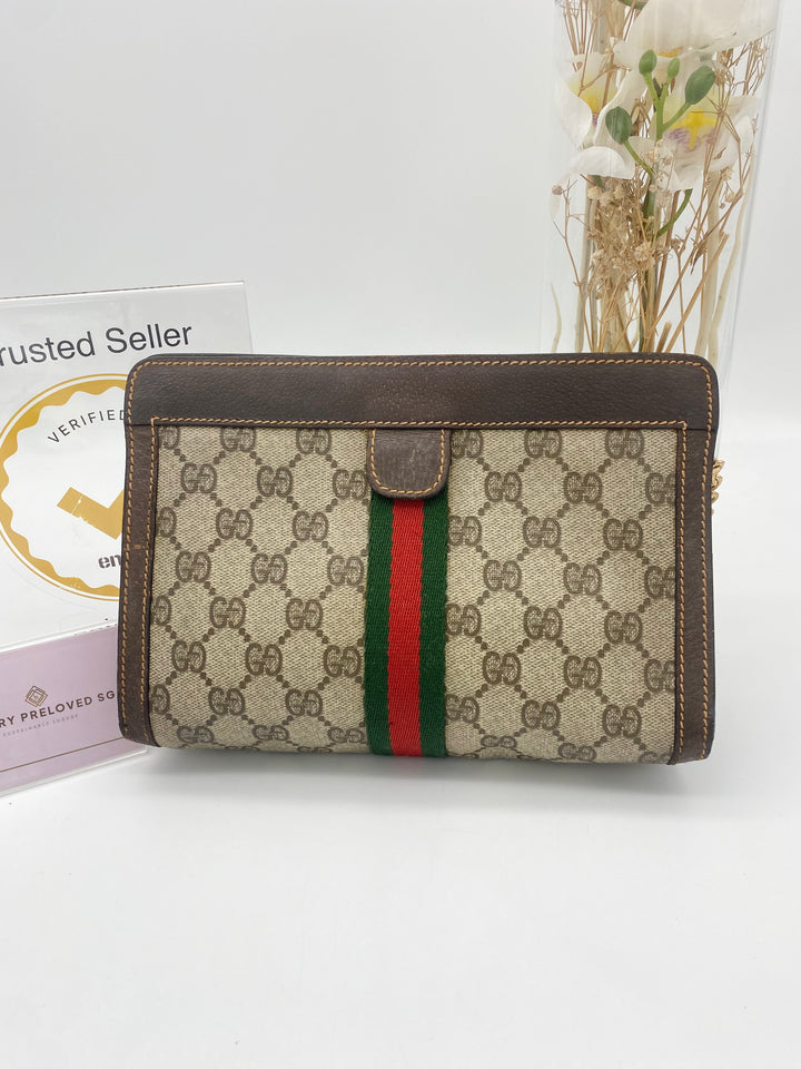 GUCCI OPHIDIA SHERRYLINE CLUTCH