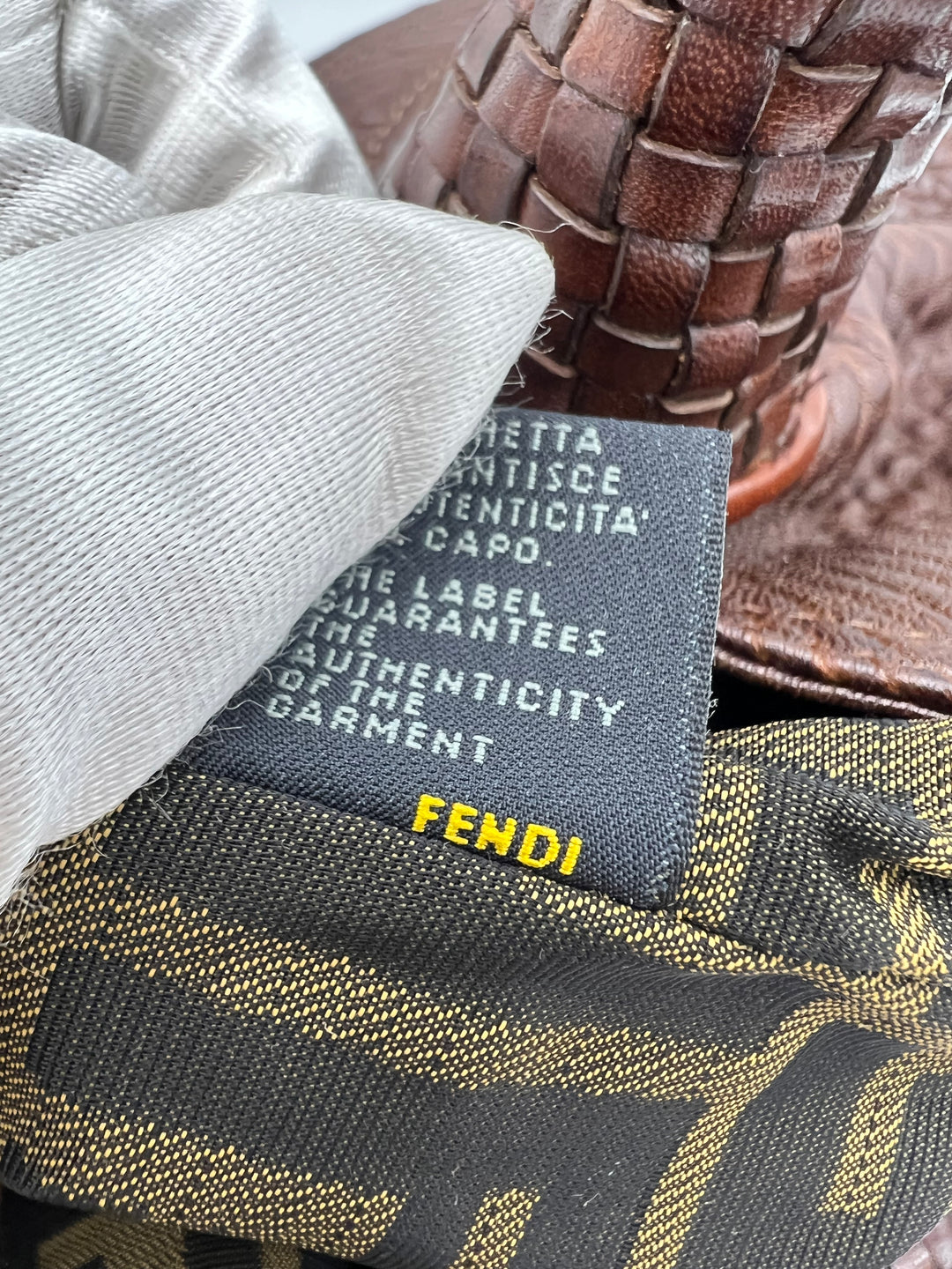 FENDI SPY ZUCCA LEATHER