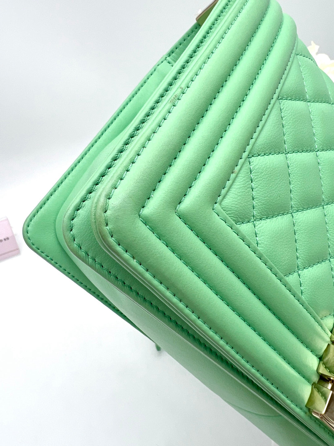 CHANEL LAMBSKIN OLD MEDIUM BOY