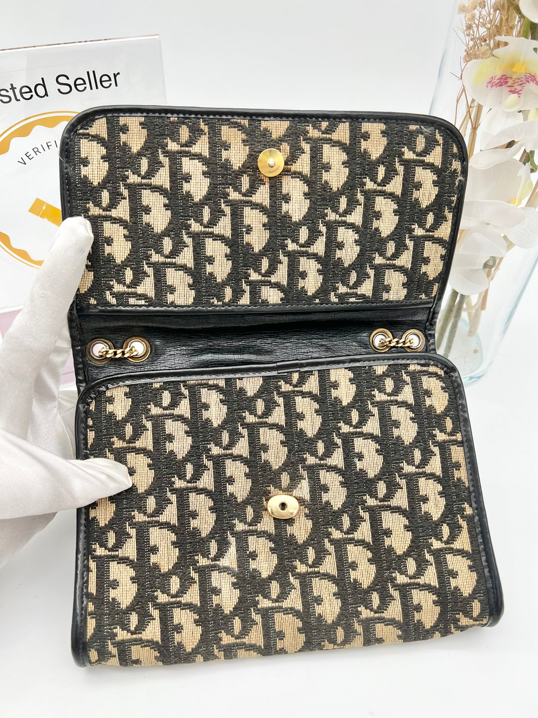 CHRISTIAN DIOR  TROTTER CHAIN BAG