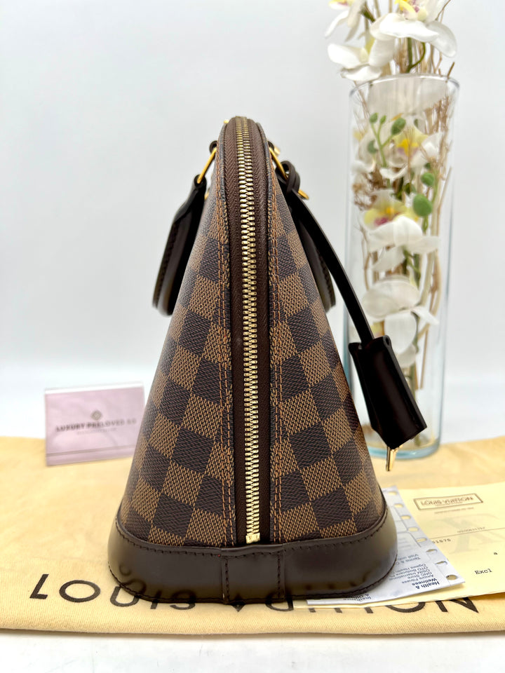 LOUIS VUITTON ALMA PM DAMIER EBENE