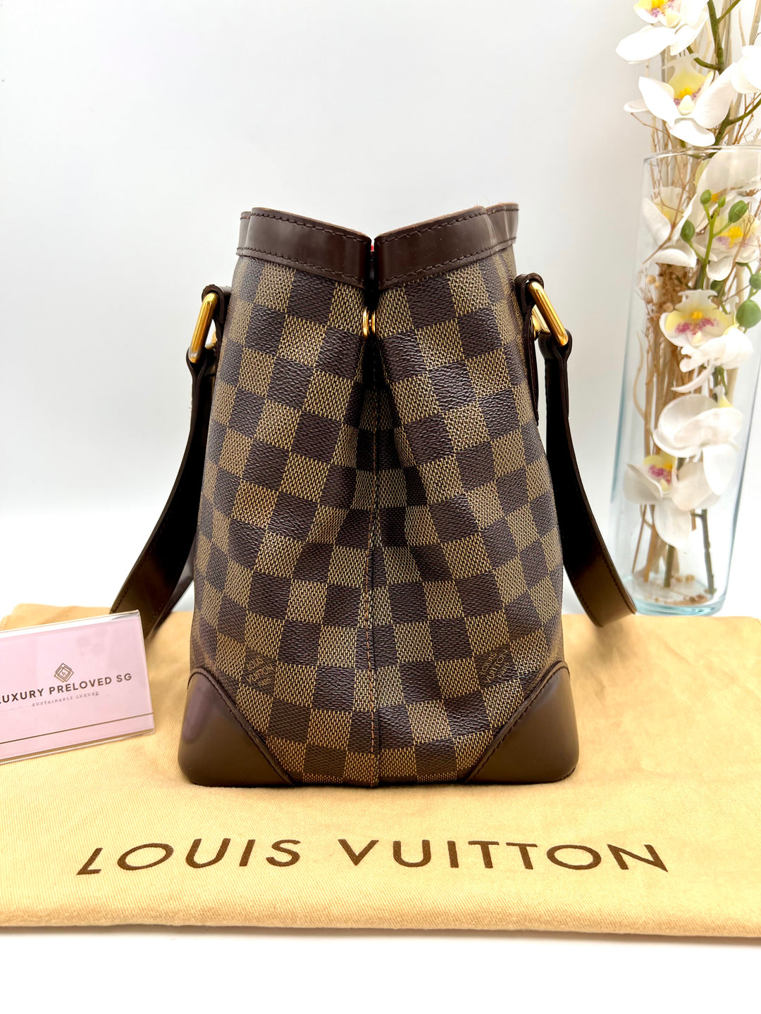 LOUIS VUITTON HAMPSTEAD PM DAMIER EBENE