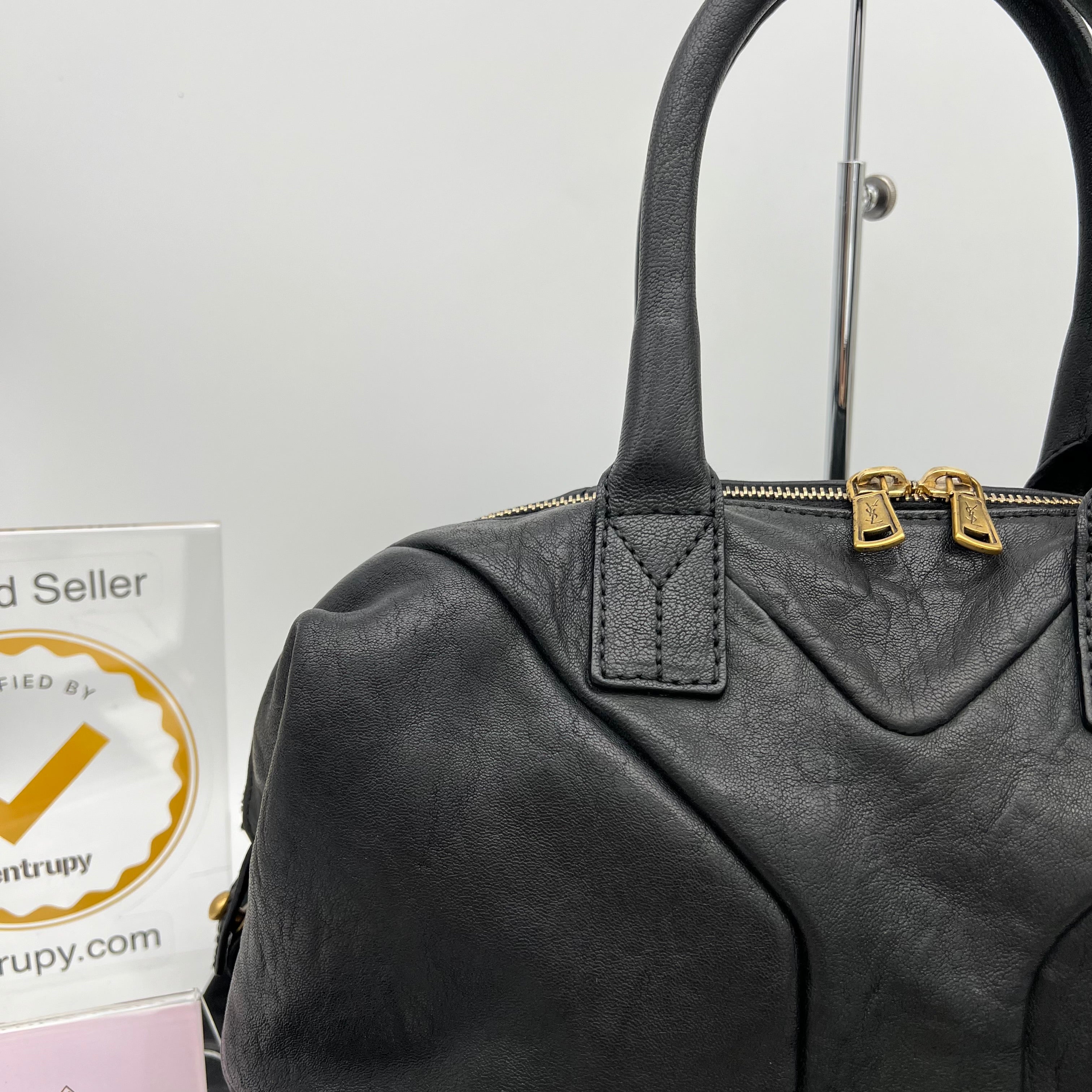 YVES SAINT LAURENT EASY BOSTON BAG – Luxury Preloved SG