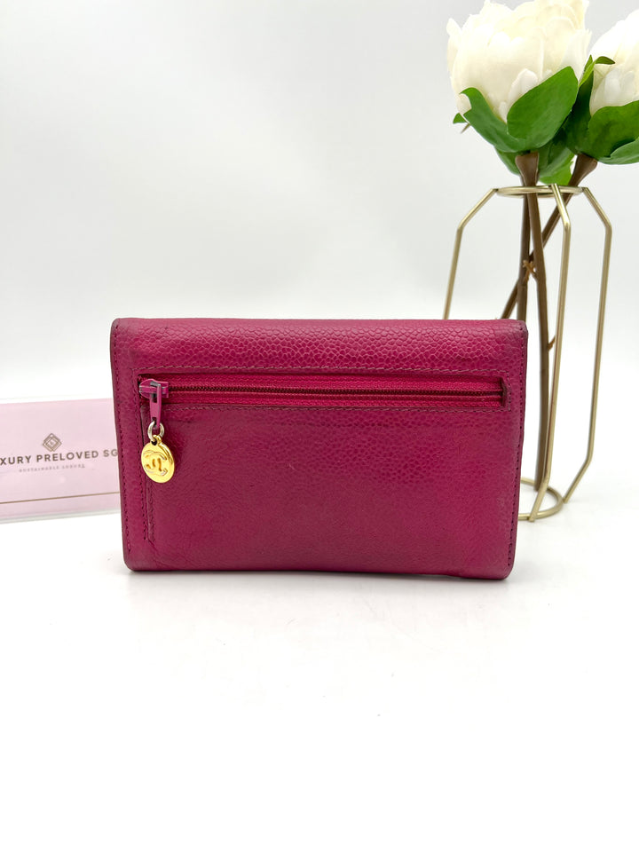 CHANEL CAVIAR TIMELESS WALLET