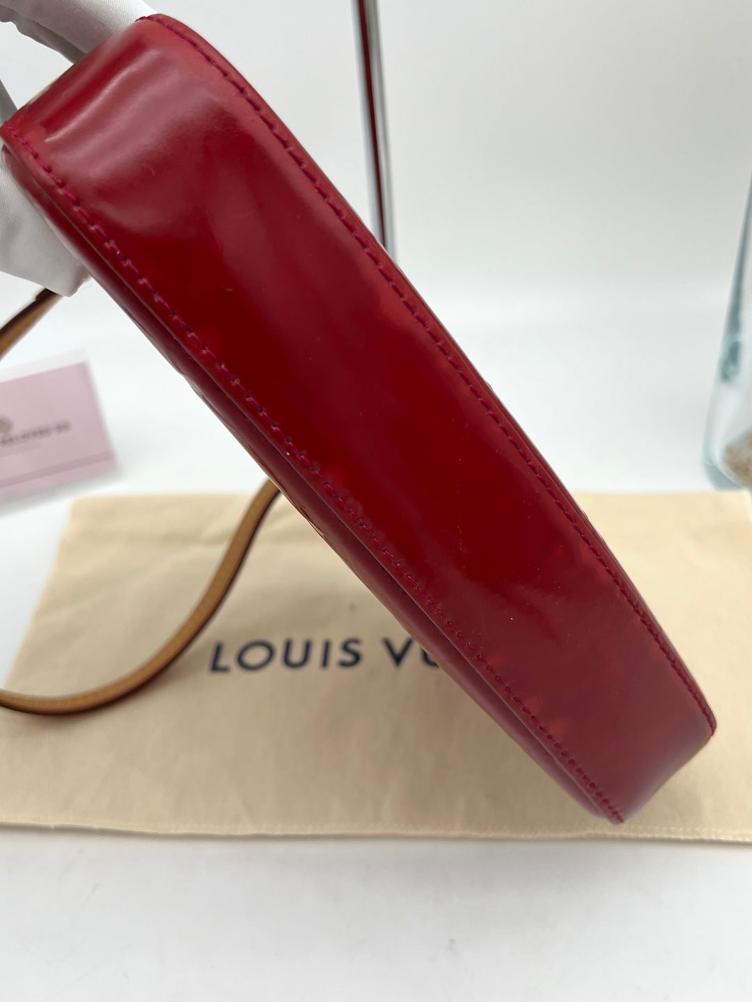 LOUIS VUITTON POCHETTE ACCESSOIRES VERNIS ( NEW MODEL )