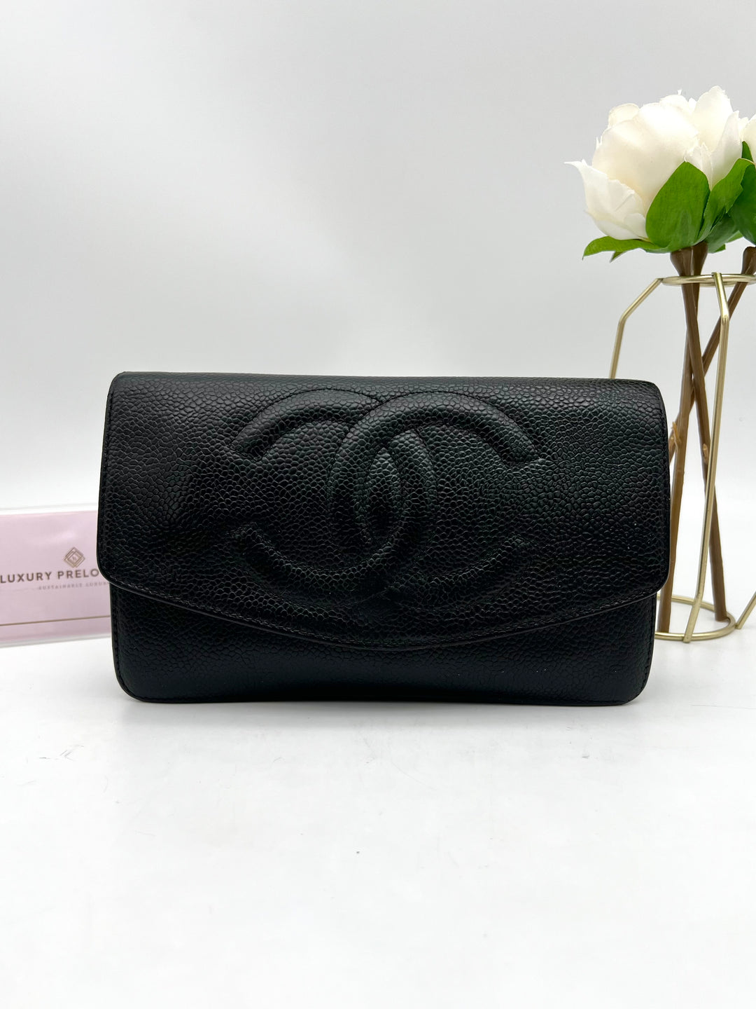 CHANEL CAVIAR TIMELESS CLUTCH