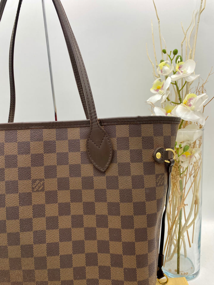 LOUIS VUITTON NEVERFULL MM DAMIER EBENE