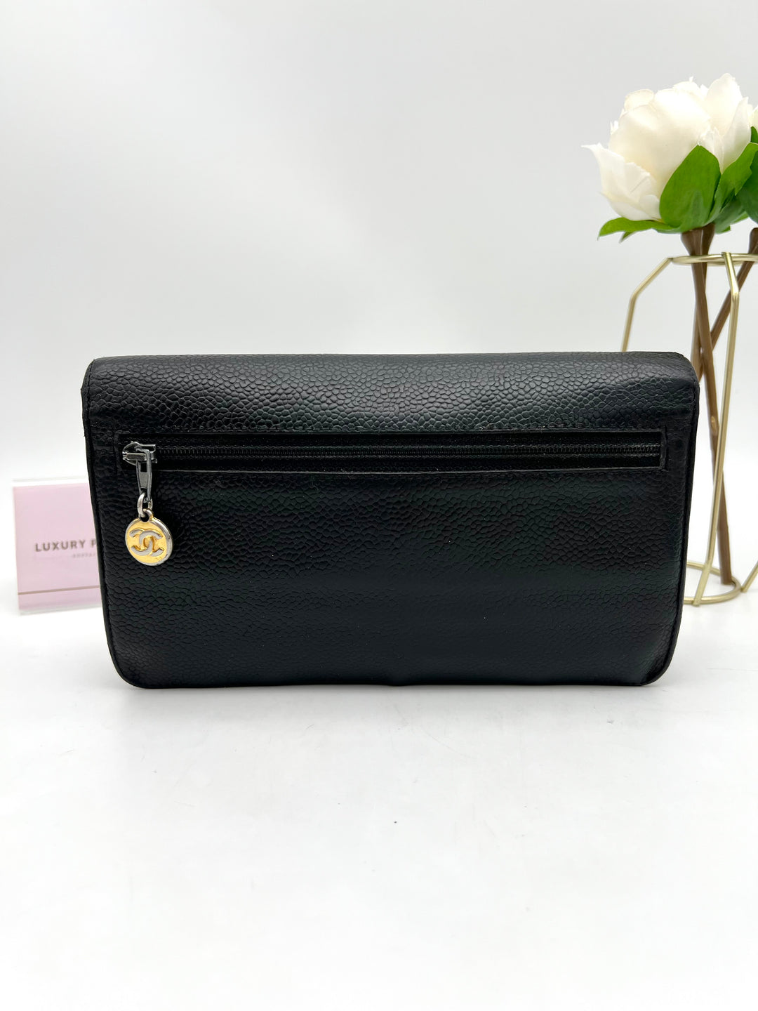 CHANEL CAVIAR TIMELESS CLUTCH