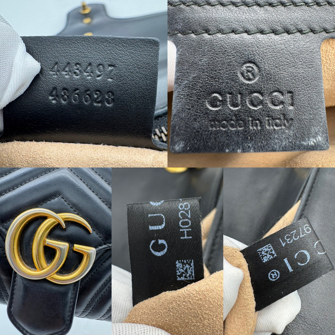 GUCCI MARMONT QUILTED GHW SHOULDER BAG