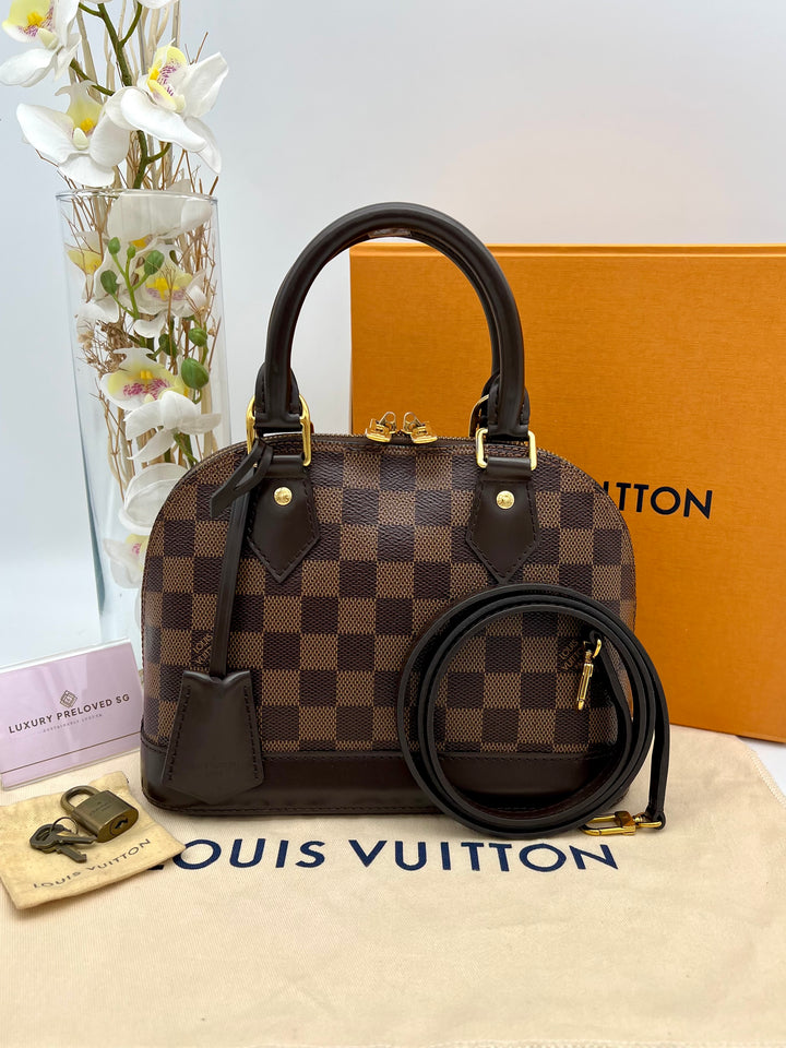 LOUIS VUITTON ALMA BB DAMIER EBENE