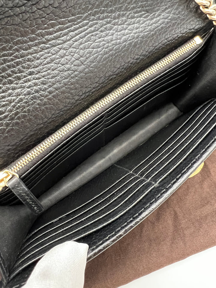 GUCCI CALFSKIN INTERLOCKING WOC