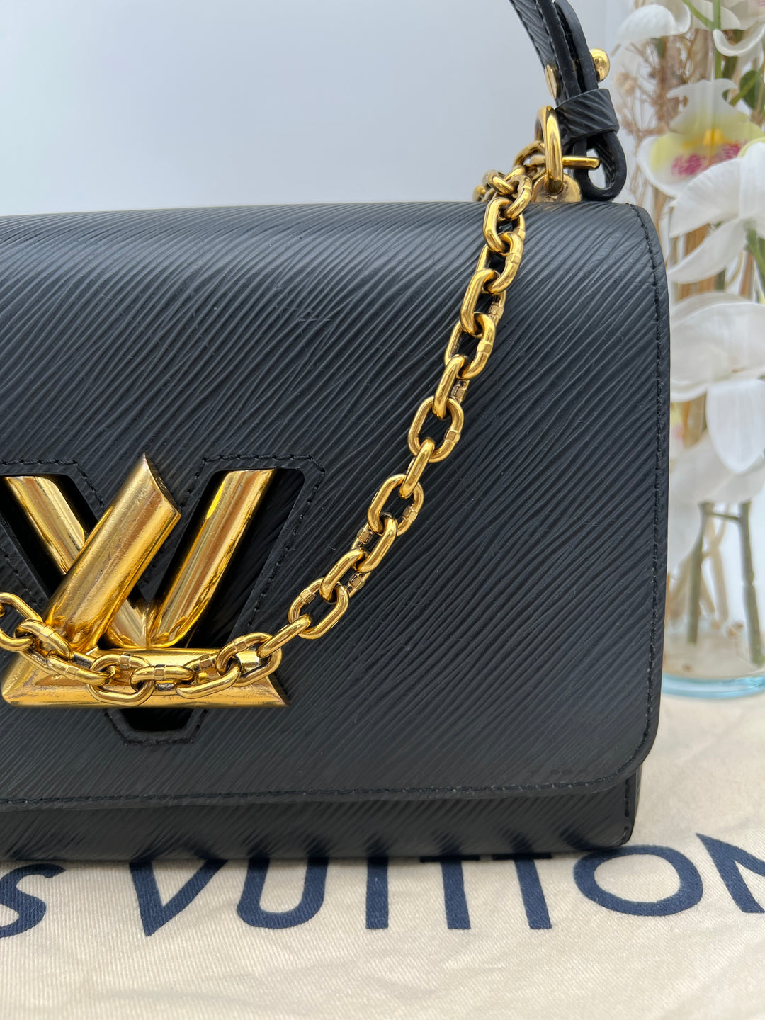 LOUIS VUITTON TWIST BLACK EPI GHW