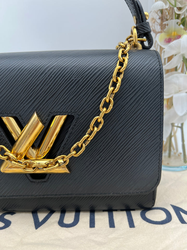 LOUIS VUITTON TWIST BLACK EPI GHW