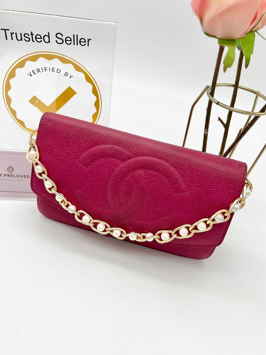 CHANEL CAVIAR TIMELESS CLUTCH