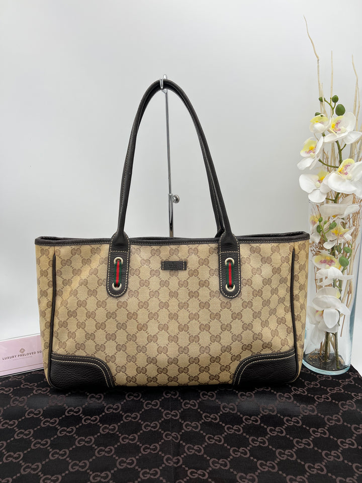 GUCCI GG MONOGRAM TOTE PVC