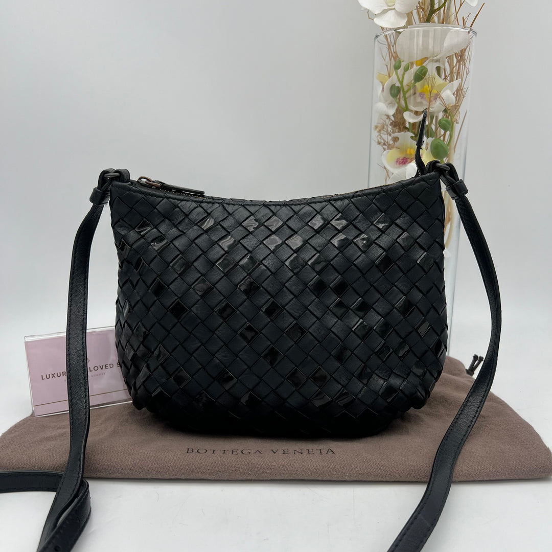 BOTTEGA BLACK SLING BAG