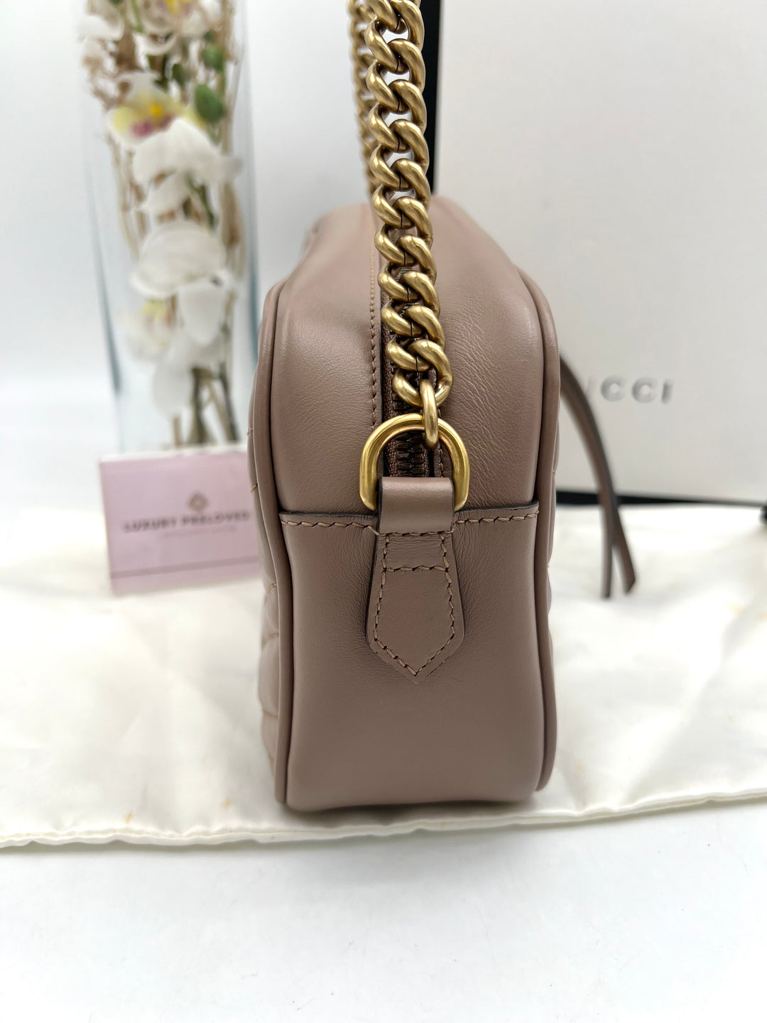 GUCCI MARMONT CAMERA QUILTED SMALL