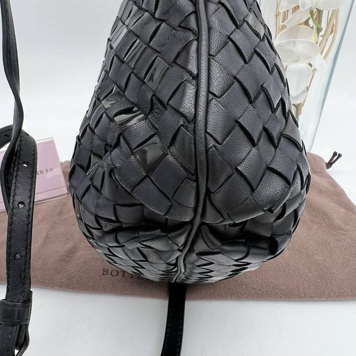 BOTTEGA BLACK SLING BAG