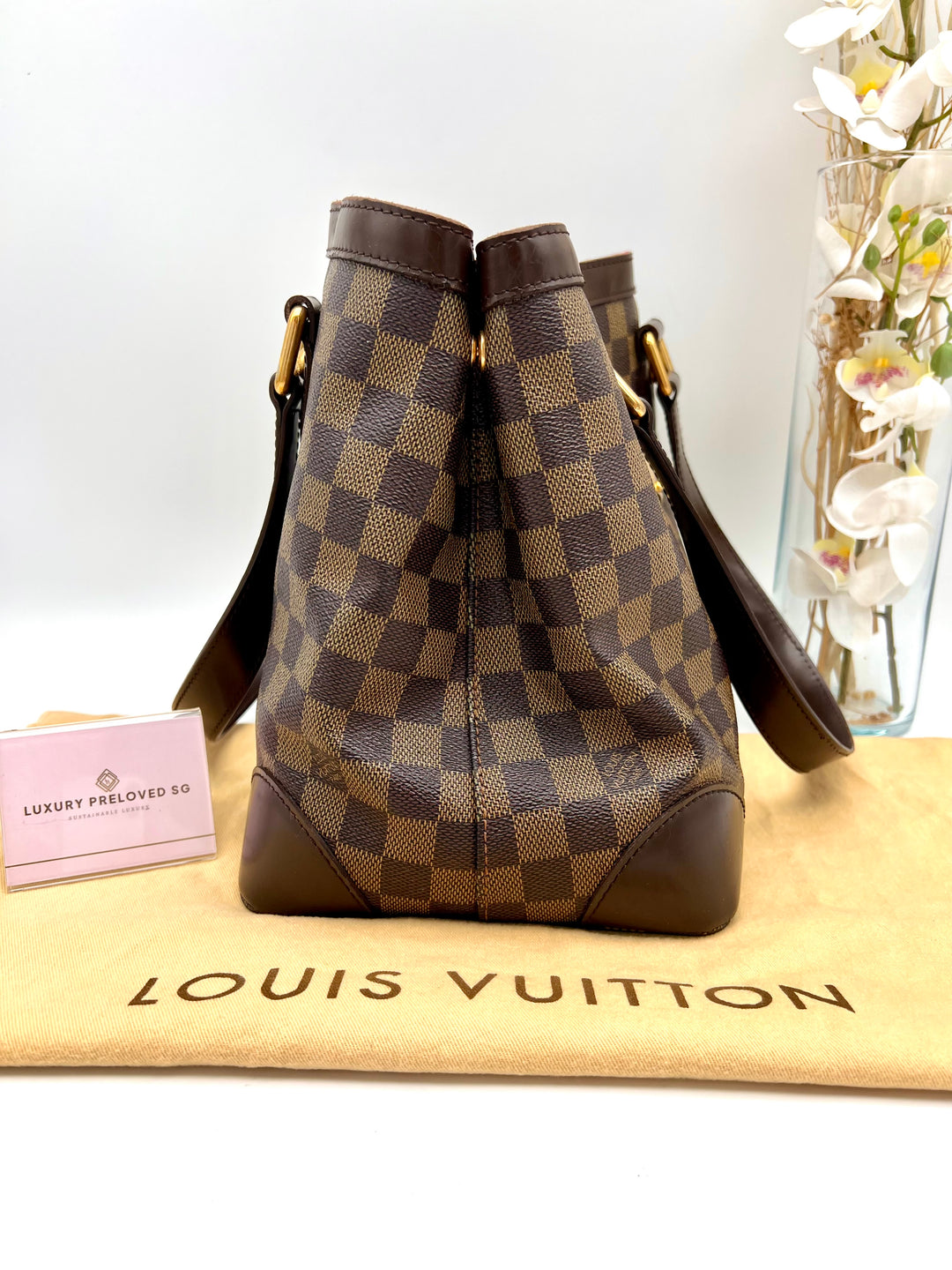 LOUIS VUITTON HAMPSTEAD PM DAMIER EBENE