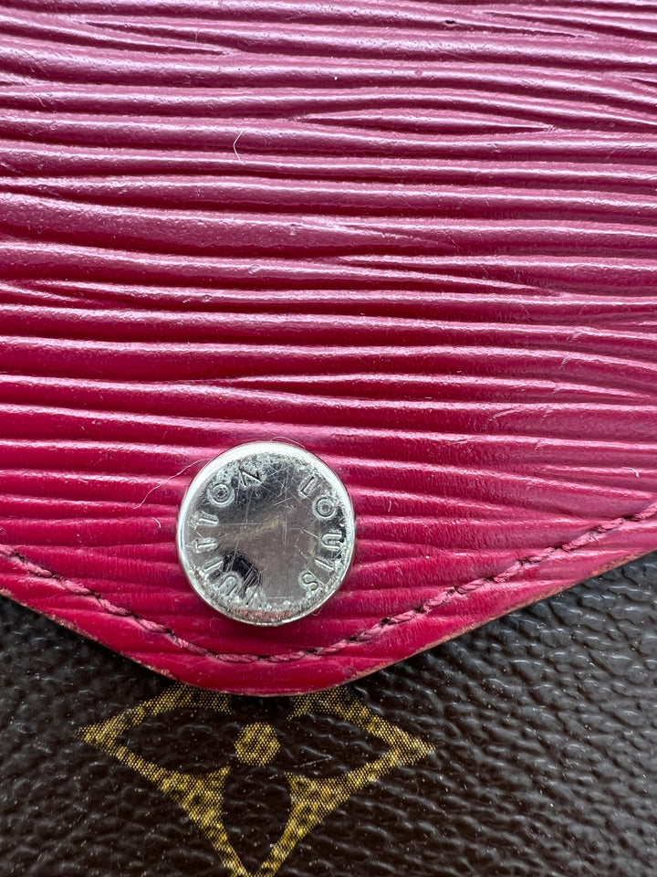 LOUIS VUITTON FUCHIA EPI MARIE WALLET