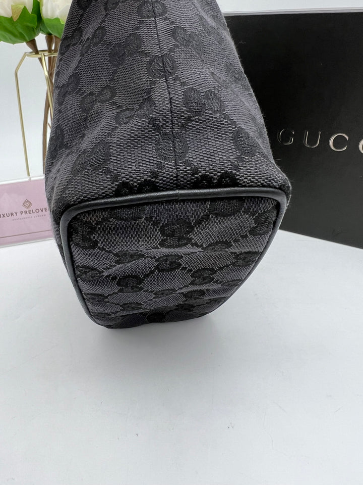 GUCCI GG CANVAS HOBO SMALL BAG