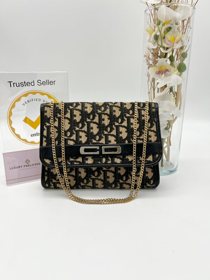 CHRISTIAN DIOR  TROTTER CHAIN BAG