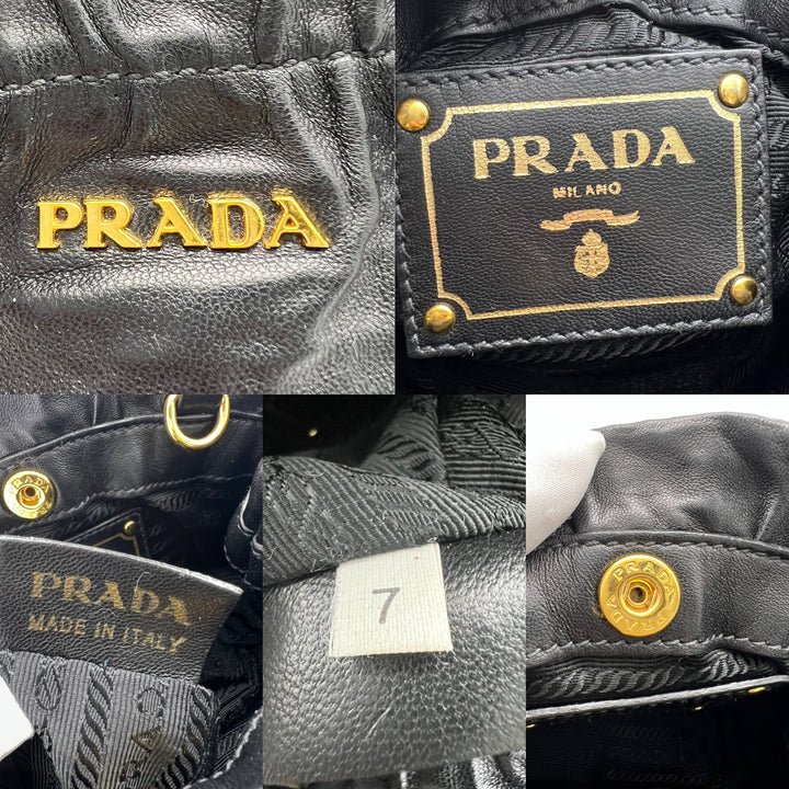 PRADA ANTIQUE NAPPA BANDOLIERS SLING BAG
