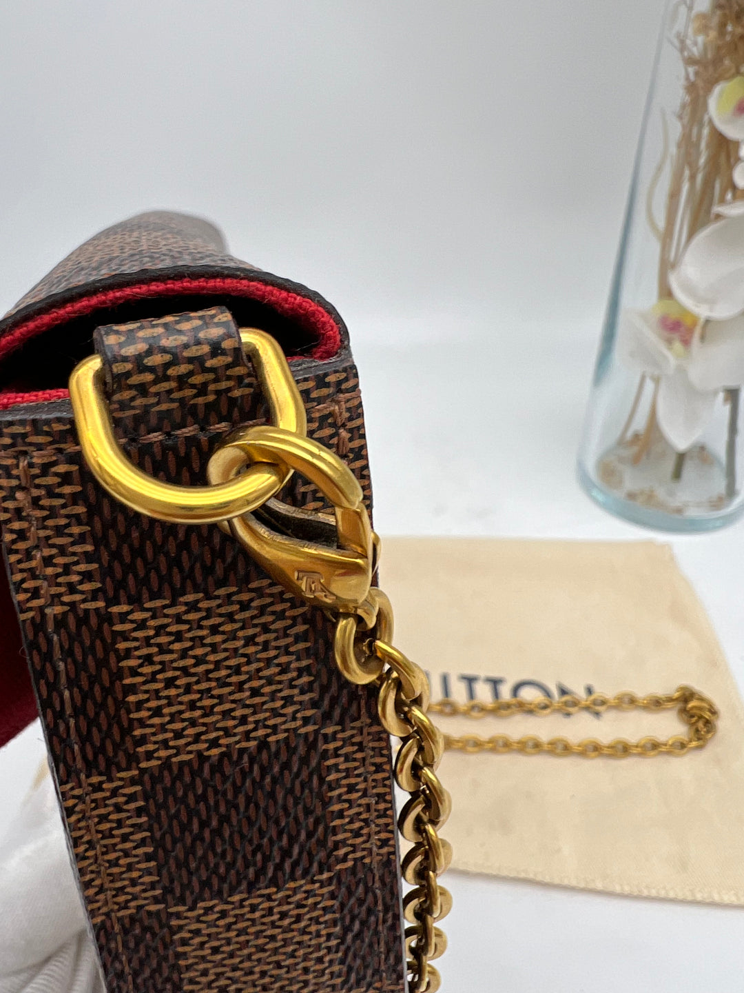 LOUIS VUITTON FELICIE DAMIER EBENE