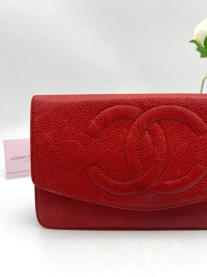 CHANEL CAVIAR TIMELESS CLUTCH