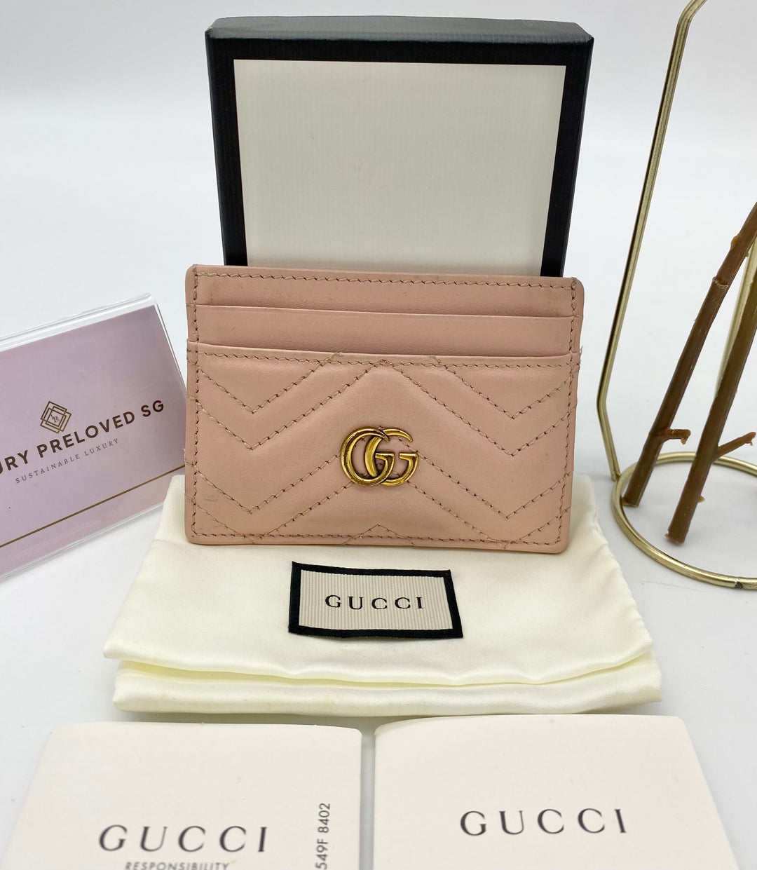 GUCCI MONOGRAM CARD CASE